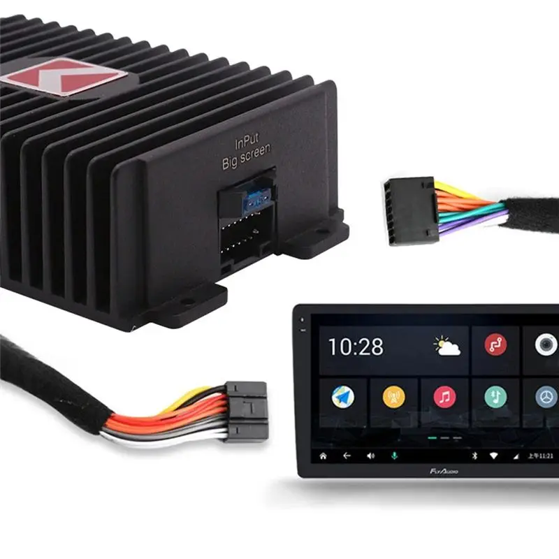 Leading-Edge-Android Navigation DSP Amplifier Box Professional Car Stereo Audio 4X80w High Power Sound Upgrade Hifi DSP Amplifie
