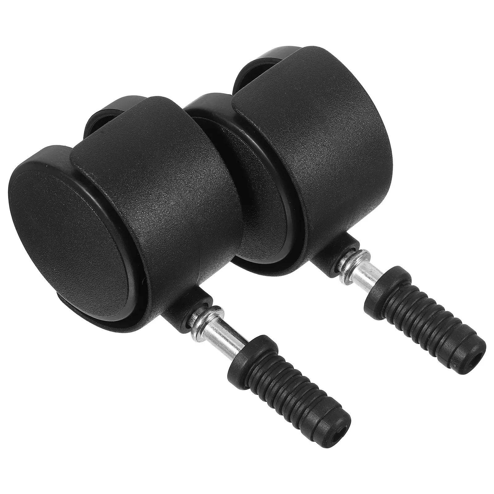 2Pcs Office Chair Caster Wheels Replacement Heavy Duty ABS Iron Creative Design Stable Safe for Furniture Small Space Appliances