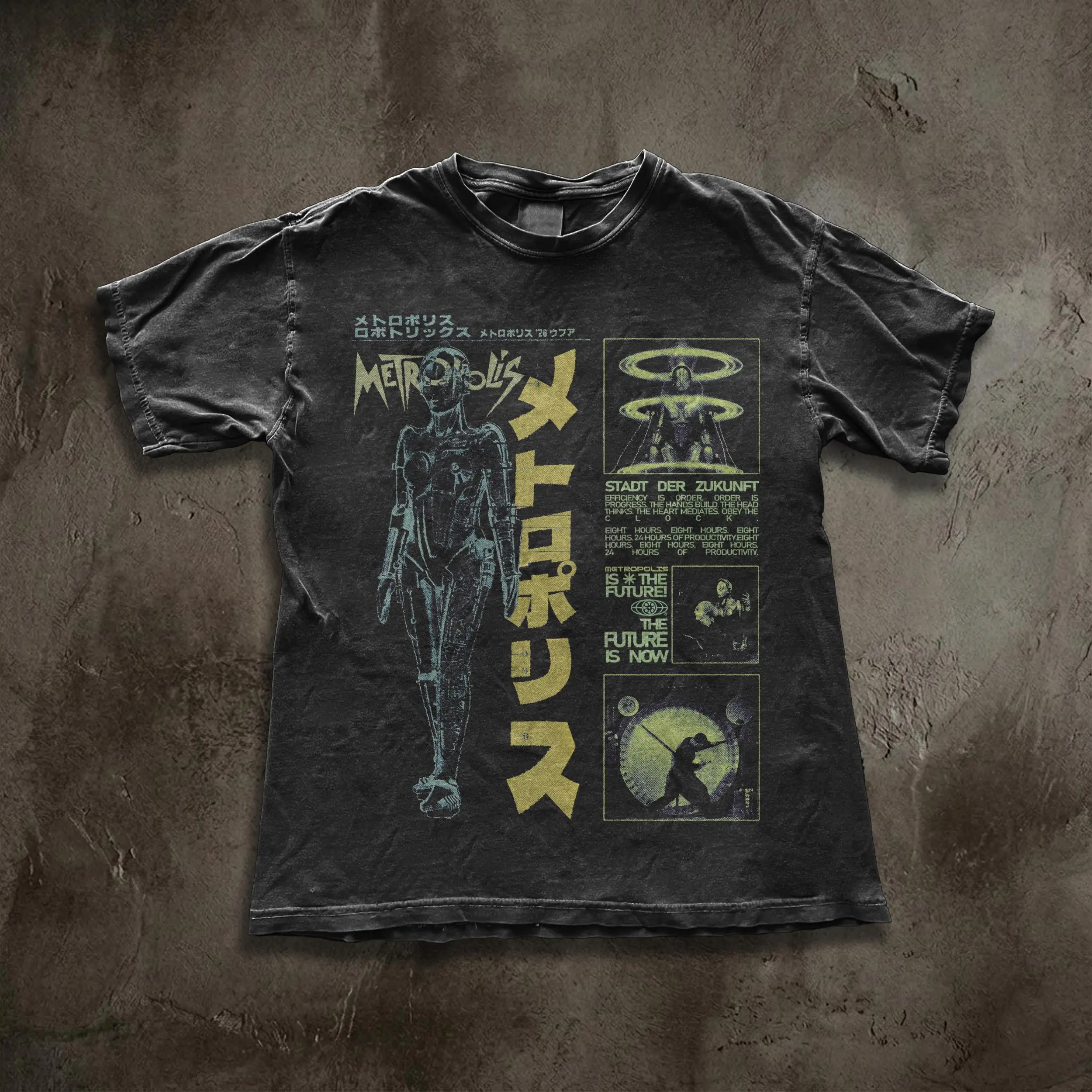 Metropolis 1927 Retro Sci-fi Robot T-shirt, German Expressionist Movie Costume, Dystopian Cyberpunk