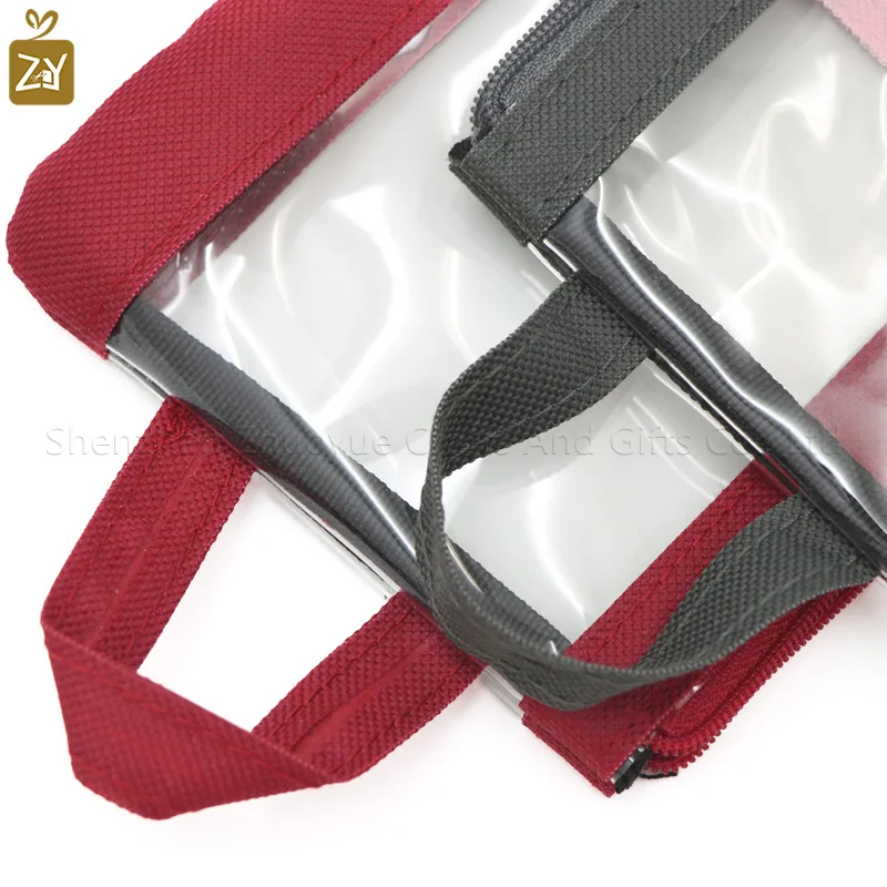Personalized Minimalist PVC Clear Jewelry Bag - Waterproof Jewelry Storage Pouch with Dividers, Visible Organizer, Compartmental