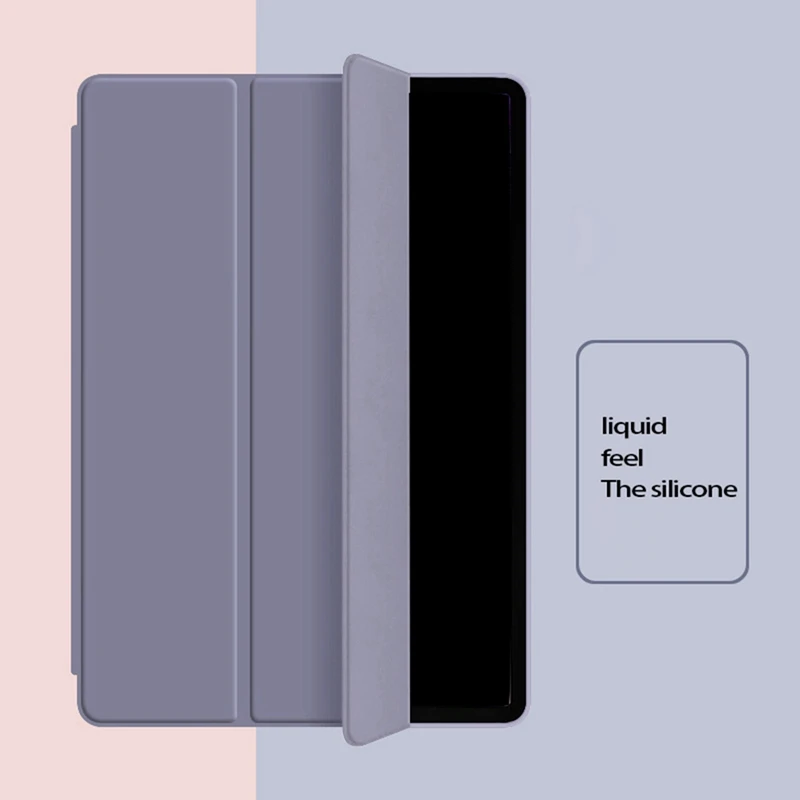 La funda para tableta y Pc es adecuada para Lenovo 11/11Plus, funda de silicona líquida tipo tapa suave