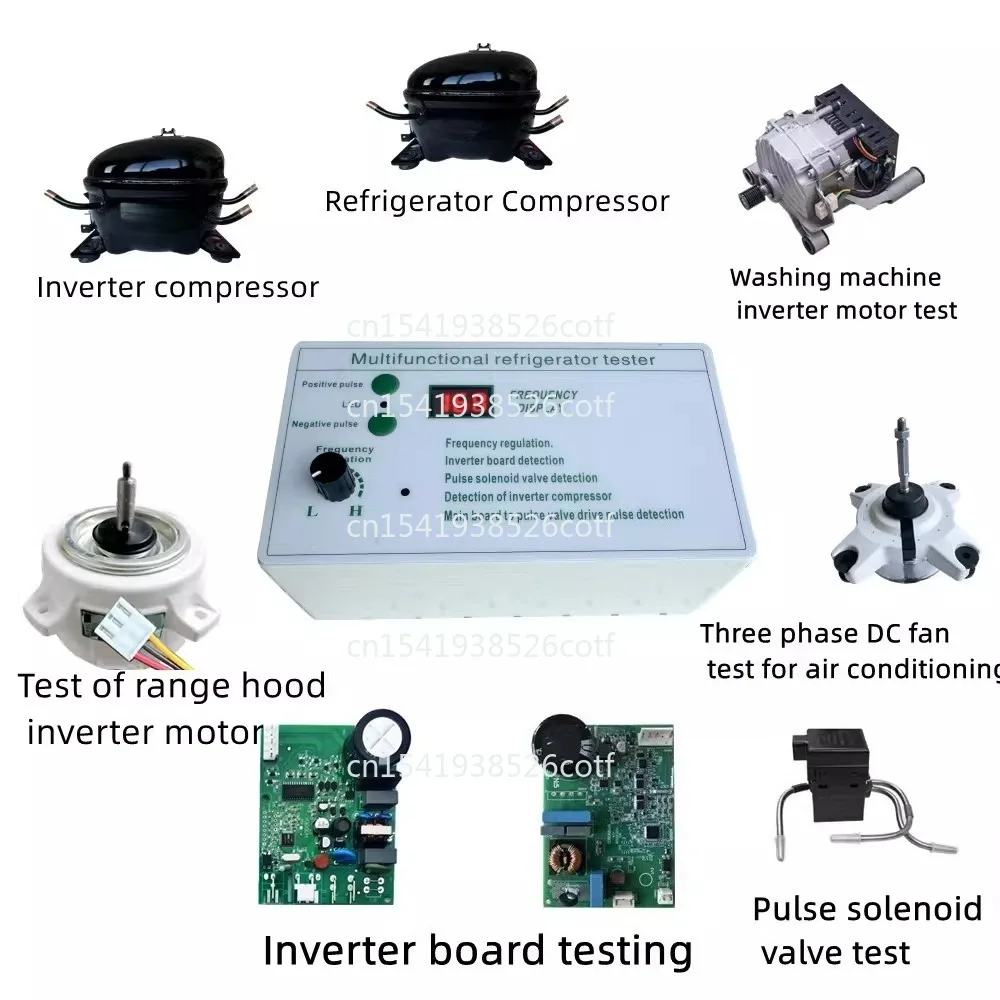 Inverter Refrigerator Compressor Tester Tester Refrigerator Repair Tool Pulse Solenoid Detection