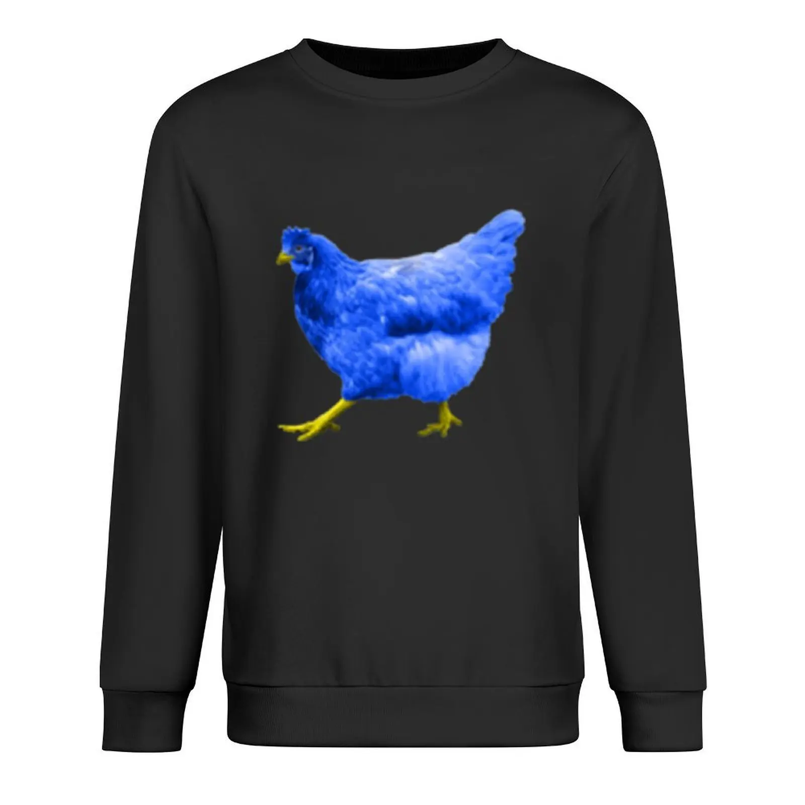 بلوفر الدجاجة الزرقاء ملابس الرجال الملابس الكورية ملابس الرجال أزياء الرجال الخريف البلوز #1