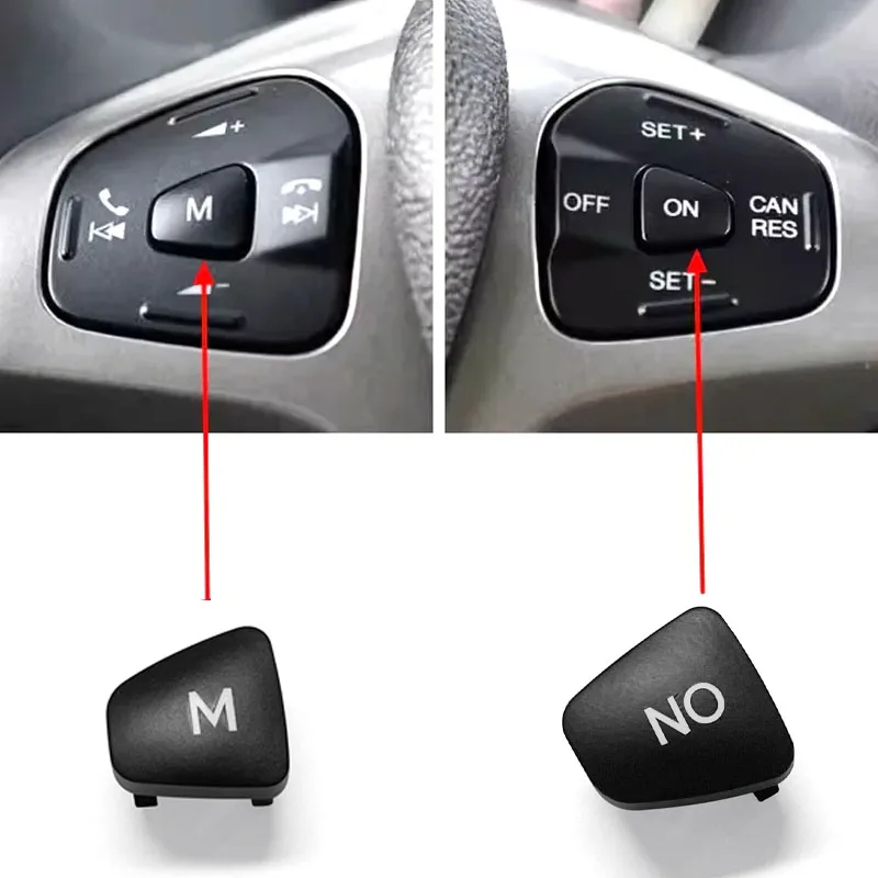 Fit For Ford Focus Steering Wheel,Left M,Right ON Volume Buttons,Cruise Control, Audio Switch Modification,Interior Accessories.