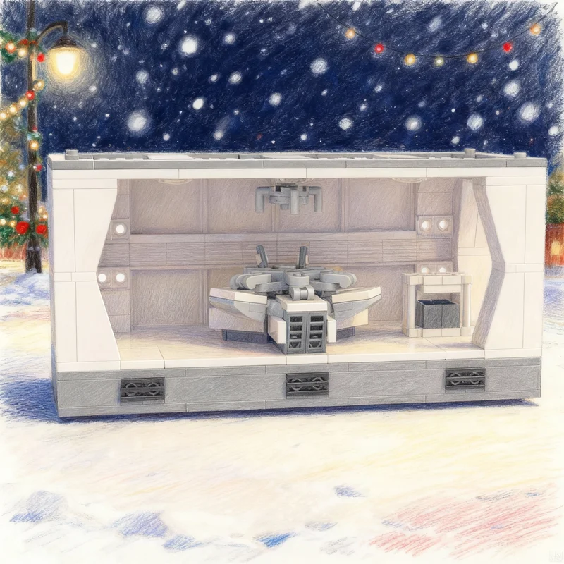 

225 деталей MOC Конструктор «Звездная тюрьма»: развивающая игрушка, идея для подарка на Рождество, креативный конструктор, обучающий набор, подарок на день рождения