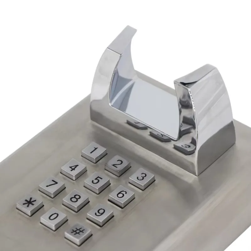 Rugged Inmate Phone for Prisoner, VoIP Corridor Telephone, Correctional Institute Telephone