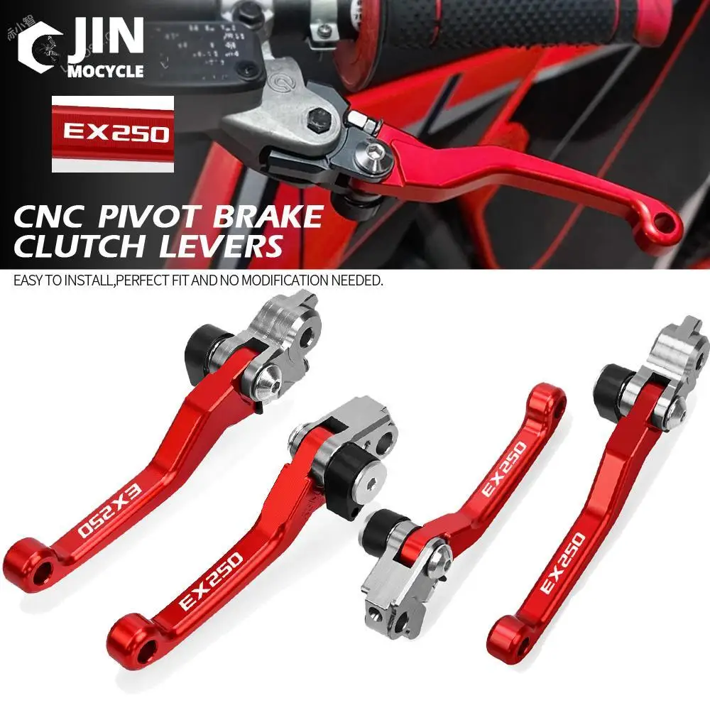 

Motocross Foldable Pivot Dirt Bike CNC Aluminum Brake Clutch Levers Cable Lever Handle For GASGAS EX250 EX 250 2017 2018