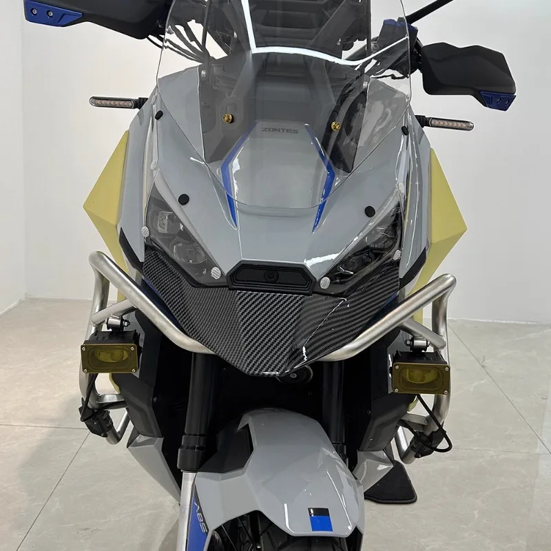 ZONTES 368G Carbon Look Front Fender Beak - usage example