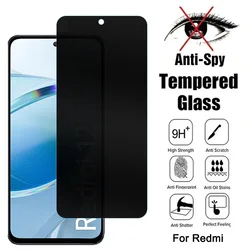 Anti-spy Tempered Glass for Xiaomi Redmi Note 12R Pro 5G Cover Privacy Screen Protector For Note 12 13 Pro 4G 5G