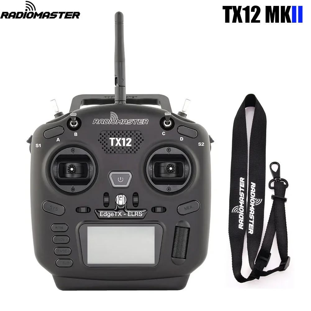 

Мультимодульный совместимый цифровой радиопередатчик RadioMaster TX12 MKII 16CH EDGETX с TBS CROSSFIRE MICRO TX V2