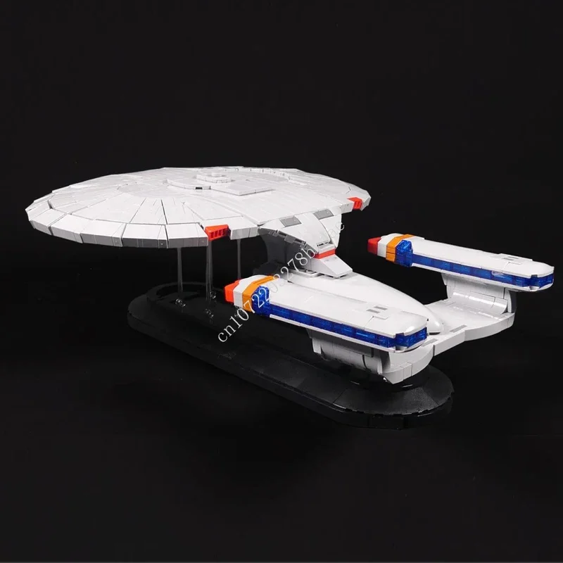 1771PCS USS Enterprise (NCC-1701-D) Space War Military MOC SpaceShip Battle Model Building Blocks DIY Education Model Toys Gift