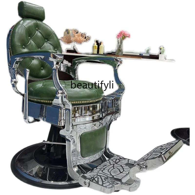 

European-Style Barber Shop Oil Head Chair Hair Care Shop Hair Care Chair Head Therapy Chair Hair Cutting Chair