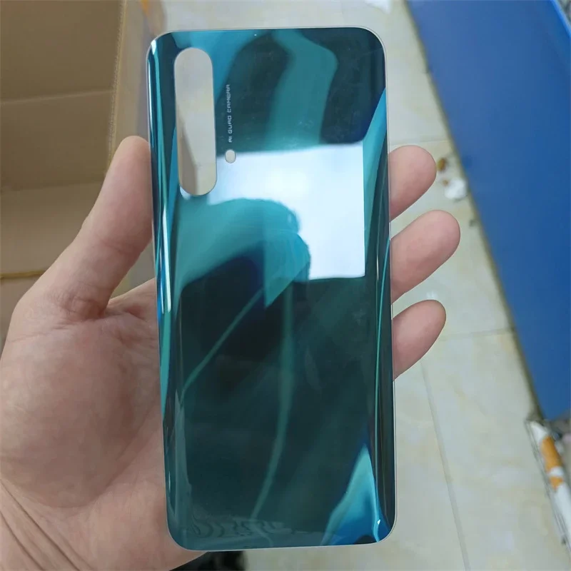 For Realme X50 5G RMX2144 Battery Cover Back Glass Panel Rear Housing Case For Oppo Realme X3 SuperZoom RMX2142 Battery Cover