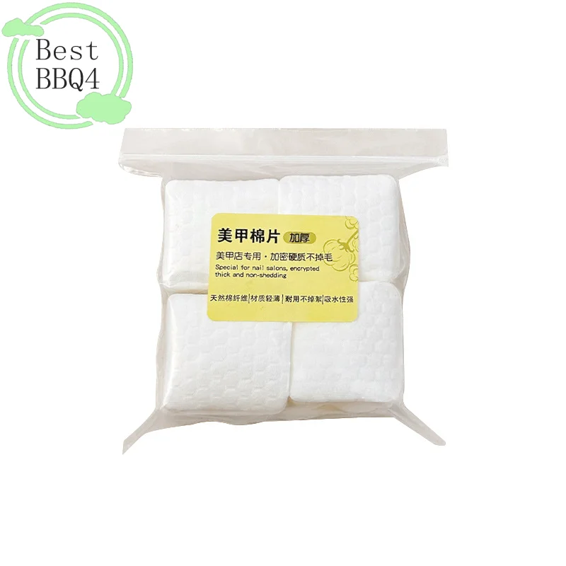 (BBQ4)200/500Pc Thickening Cotton Pads For Nail Wipes Lint-Free Nail CottonGel Polish Remover Nail Art Cleaning Tool view 4