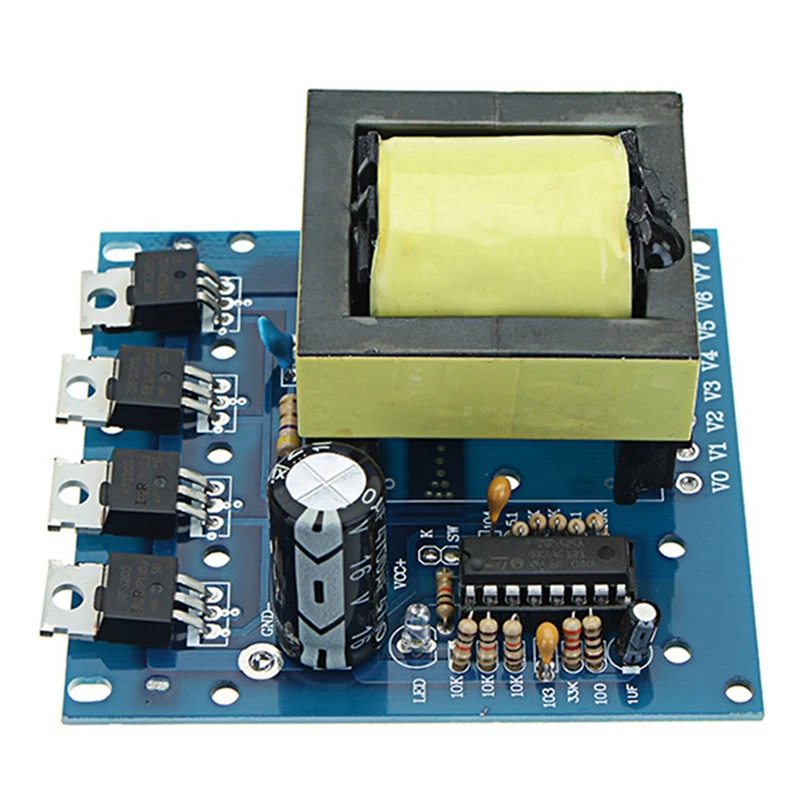 

AFBC 2X DC 12V To AC 220V 380V 500W 1000W Inverter Boost Board Transformer Power Car Converter Module(500W)