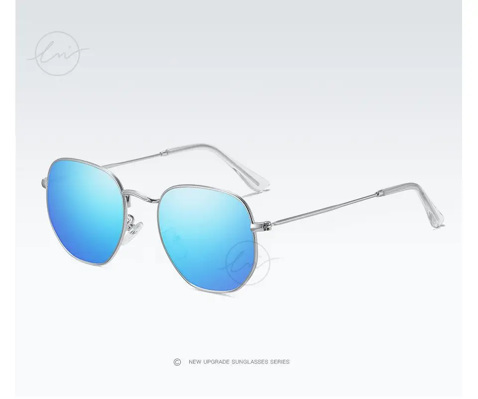 LM Neue Mode Frauen Hexagon Sonnenbrille Männer Retro Polarisierte Fahren Beschichtung Spiegel Sonnenbrille Goggle UV400 Brillen gafas de sol – Detail 19