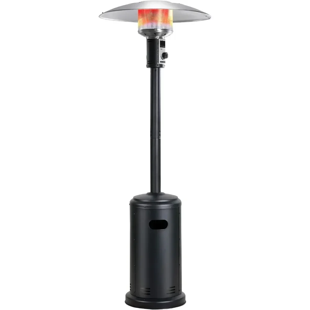 

Patio Heater Outdoors Gas Patio Heaters Tall Standing Patio Heater Commercial Outdoor Heater, Black