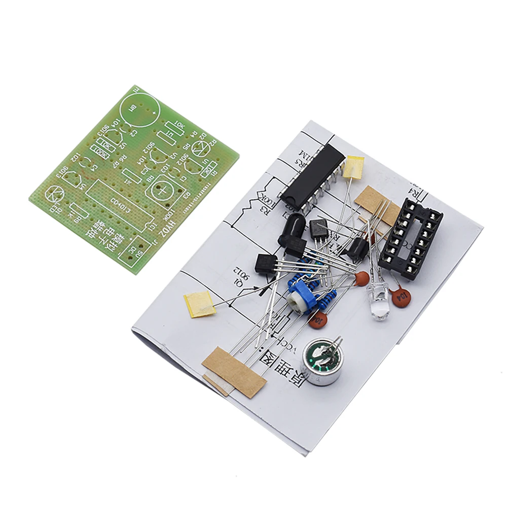 LIZAO DIY Simulation Candle Kit Blowing Control Electronic Candle Light Module