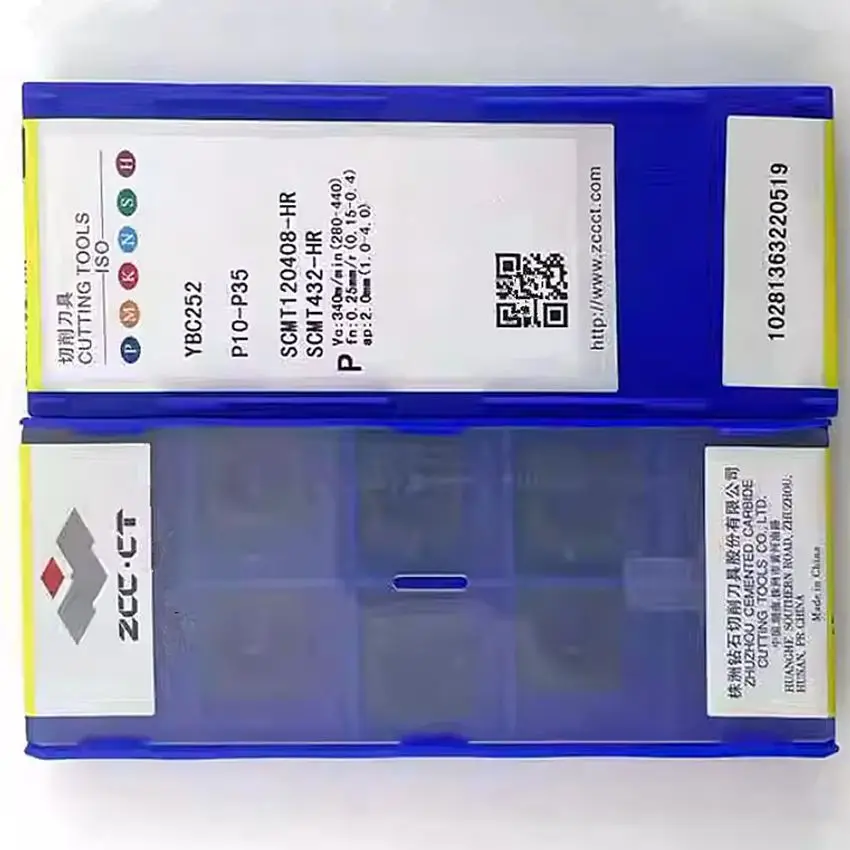 

SCMT120404-HR YBC252/SCMT120408-HR YBC252/SCMT120412-HR YBC252 SCMT431 SCMT432 SCMT433 ZCC.CT CNC carbide inserts turning tools
