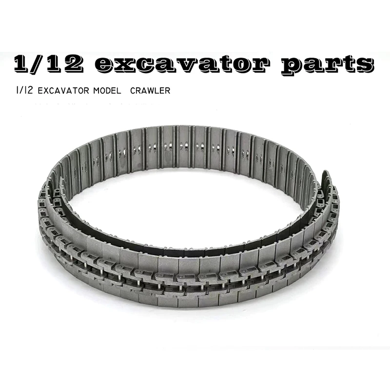 RC Excavator 5CM Metal Track Suitable for 1/14 Excavator Engineering Vehicle Model Accessories Toys