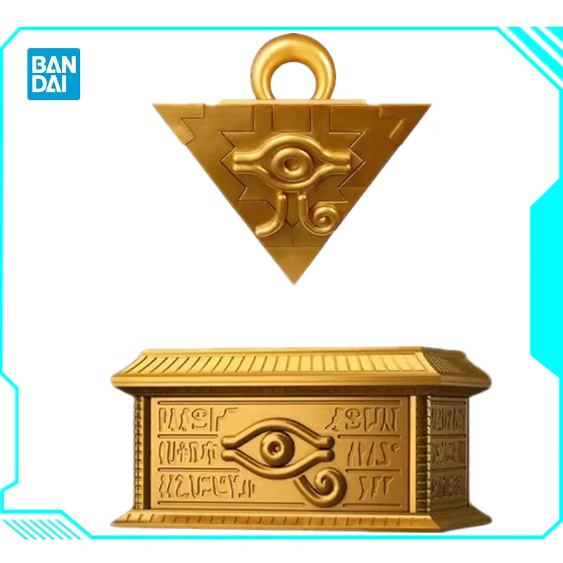 

Bandai Original Yu-Gi-Oh! Ultimagear Gold Sarcophagus Millennium Puzzle Pharaoh Artifact PVC Anime Action Assembly Model Toys