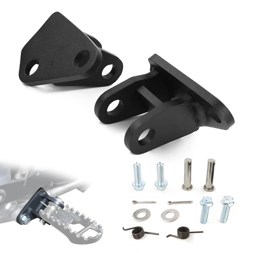 

Motorcycle Accessories Steel Footpeg Lowering Mounts Aftermarket DR650 DR 650 1996-2020 2021 2022 2023 2024 2025 For Suzuki