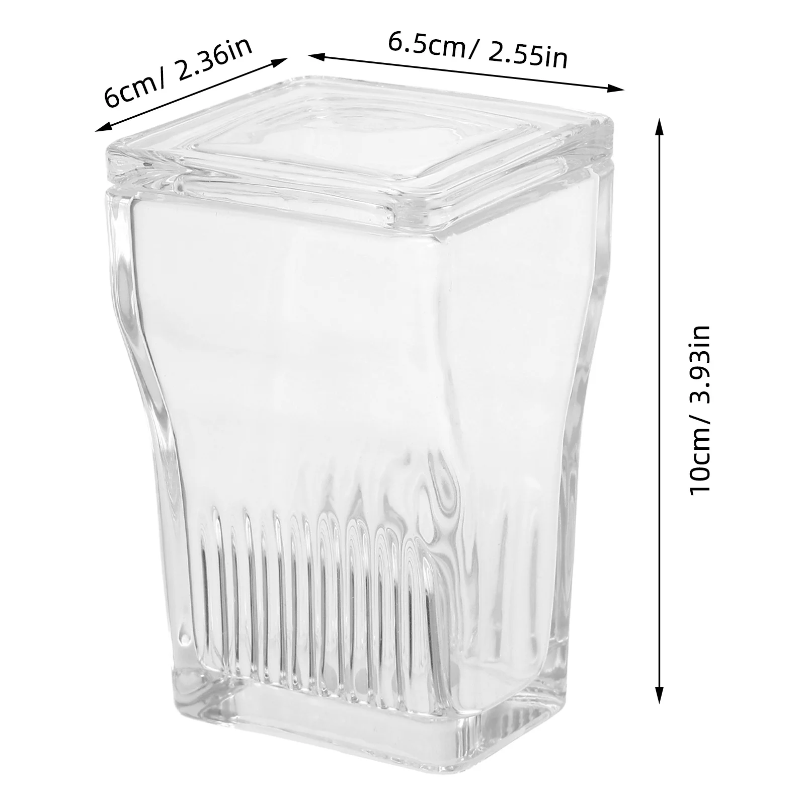 Färbegehälter mit 9 Schlitten, klares Glas, für Proben, Mikroskope, Objektträger, Labor, Färbegehälter, Objektträgerbecher