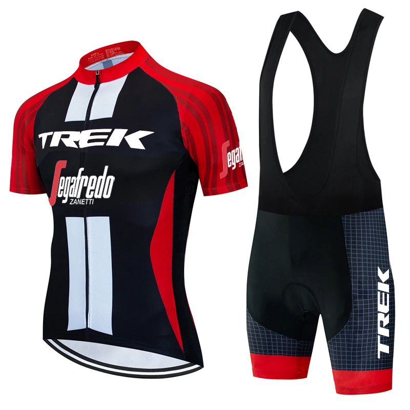 

Men's Cycling Pants With Gel TREK Professional Shirt Bib Clothing Shorts Mtb Uniform Equipment Man Jersey Pro Team 2024 Clothes