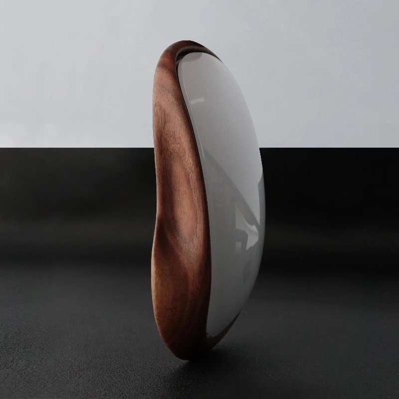 Walnoothout Miaokong Muisbasis Aangepaste Magische Muis Voetmat Nieuwe Miaokong Board Toetsenbordstandaard voor Gamers Ontwerp Geschenken