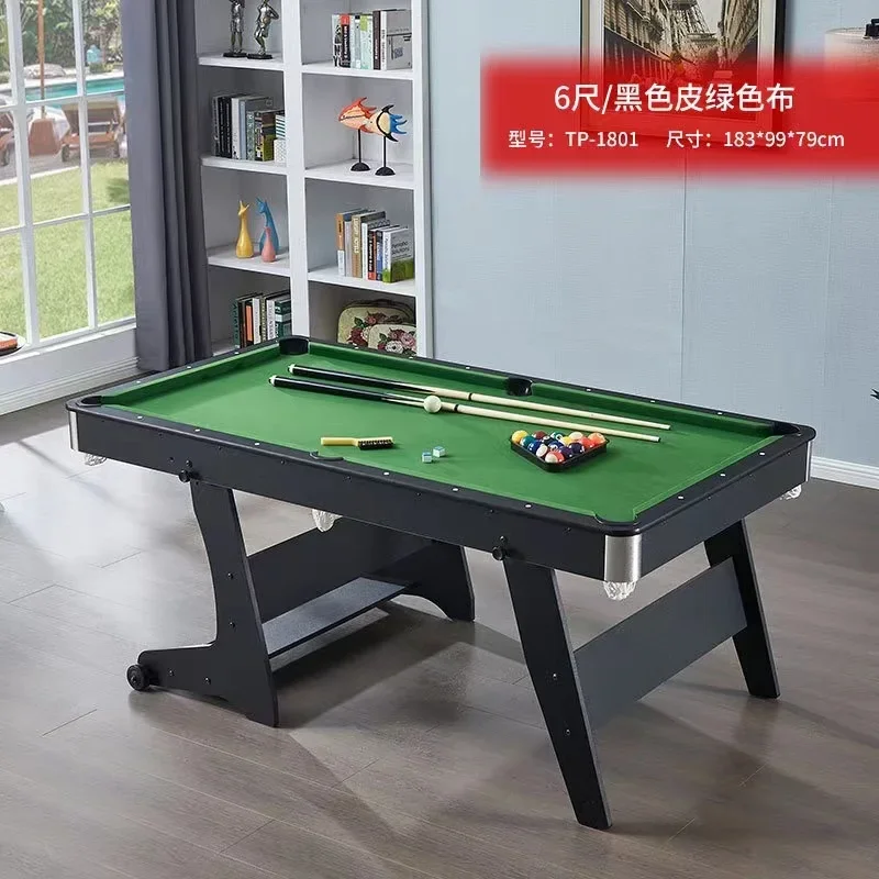 Wholesale Price Indoor Sport Game Billiard Table Portable Mini 6ft Engineered Wood Folding Pool Table