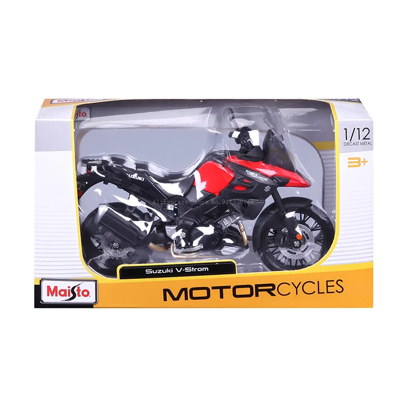 Maisto 1:12 Suzuki Hauanisa 2022 Alloy Motorcycle Genuine Classic Brand Die Casting Model Collectible Gift Toy