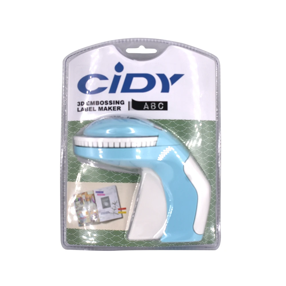 CIDY12965 Xpress Manual Label Maker 3D Embossing DIY Print 9mm for DYMO 12965 1610 1540 1880 Motex E101 PVC Label