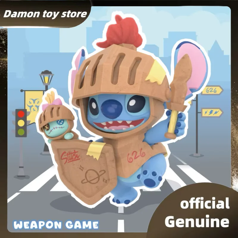 Genuine Stitch City Adventure Series Blind Box Lovely Stitch Anime Dolls Trendy Toys Collectibel Figurine Mystery Box As Gifts
