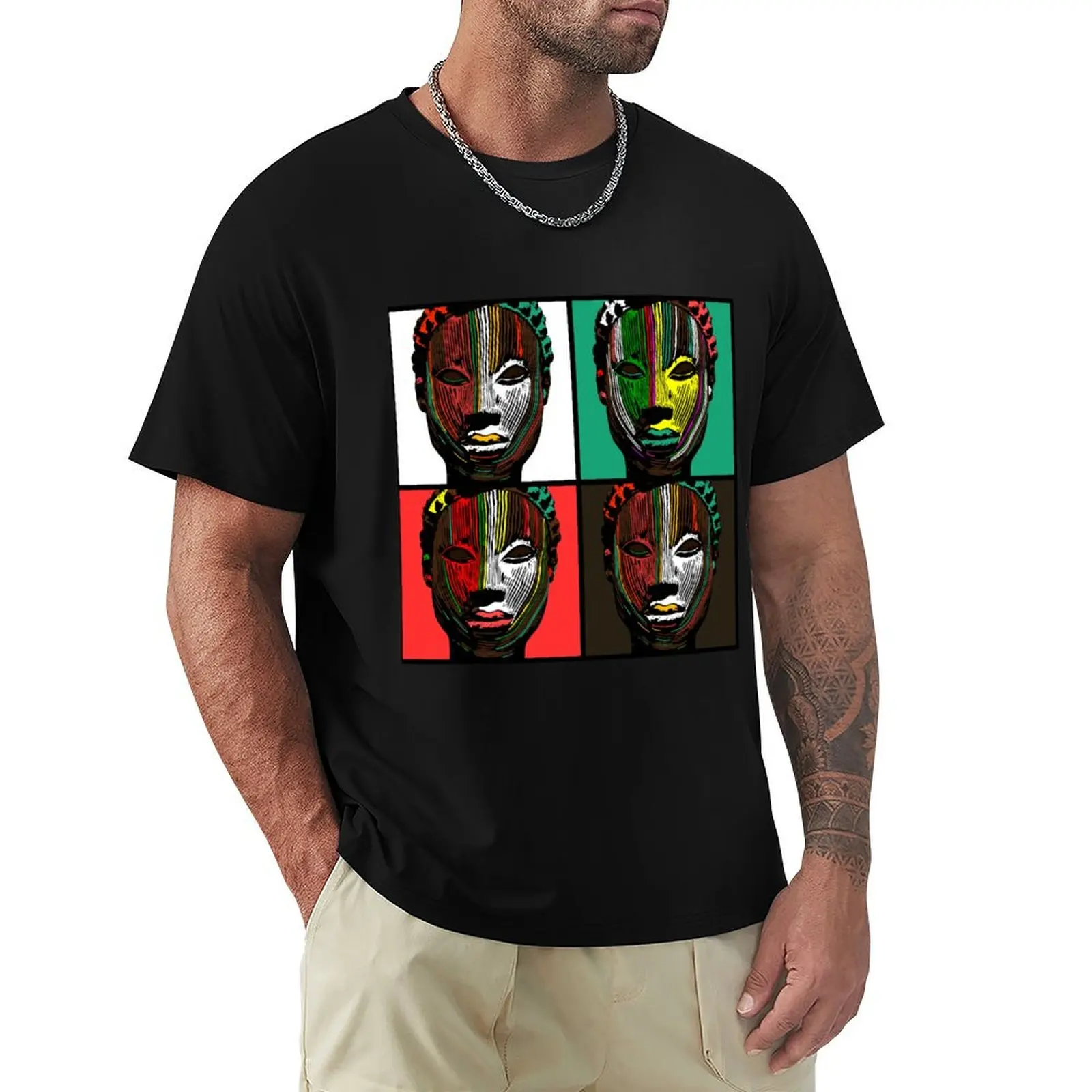 

Oni X four T-Shirt Casual Basic Short Sleeve T-Shirt