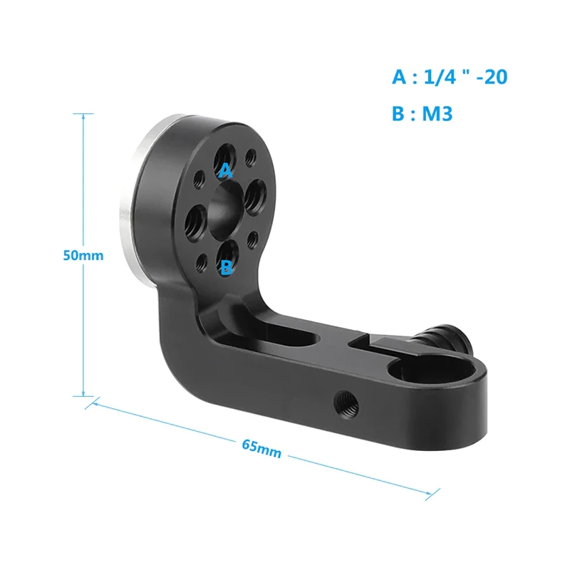 KAYULIN  L Shape Extension Arm Arri Rosette M6 Female Thread Adapter & 15mm Rod For Rosette Accessories