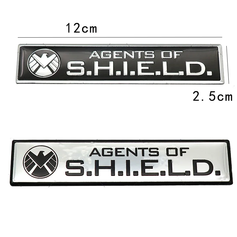 Car Sticker Trail Rated for AGENTS OF SHIELD Emblem Badge for Motorcycle The Eagle Logo Auto Accessories Styling for Ford Jeep