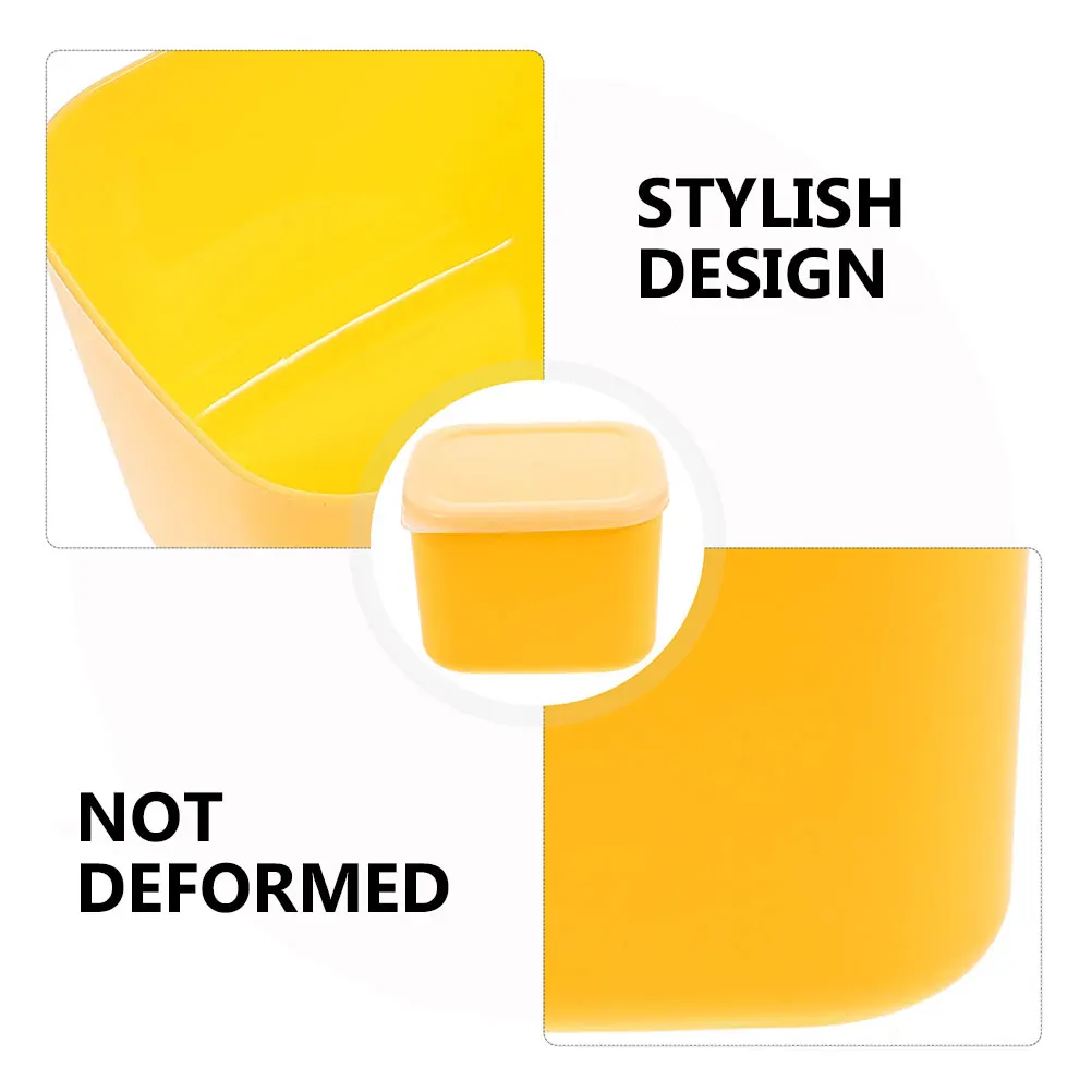 

2 Pcs Mini Cheese Container Crisper Food Containers Storage Slices Organizer Airtight Keeper