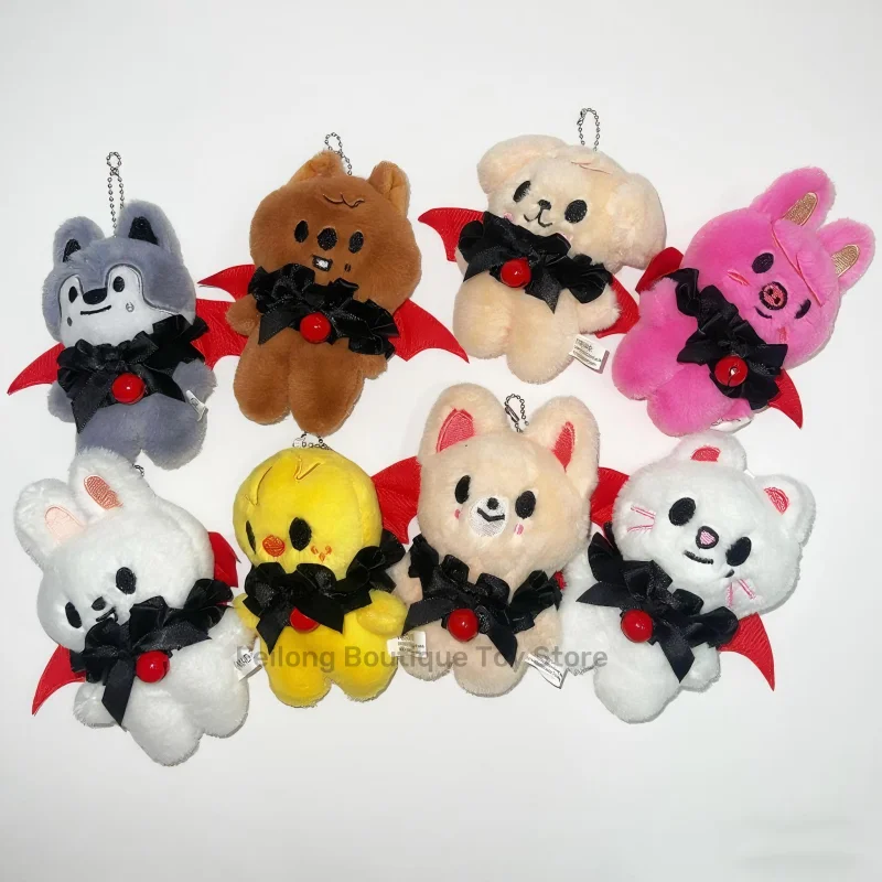 

StrayKids Хэллоуин забавный плащ с крыльями дьявола плюшевая игрушка SKZOO плюшевая подвеска одежда украшение рюкзака брелок кулон подарок