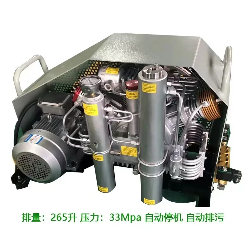 300L air compressor 6.8L respirator high pressure air pump, positive pressure fire air pump