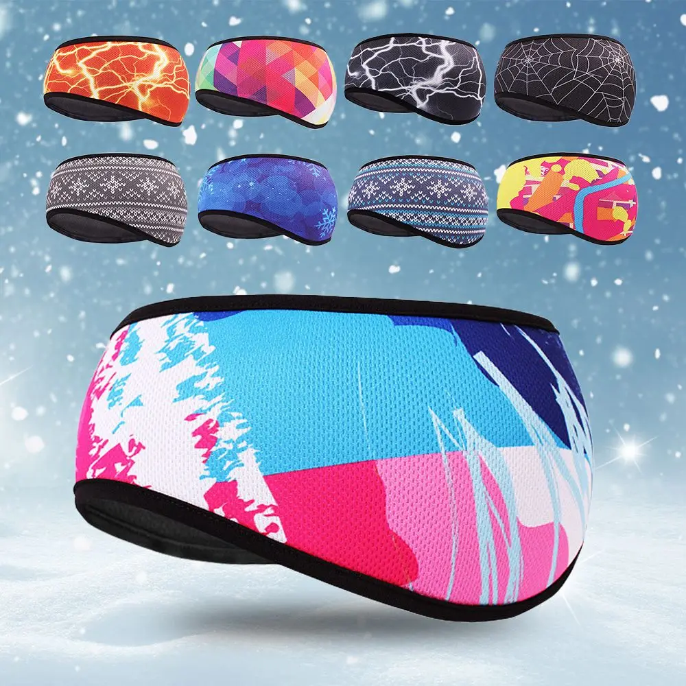 Outdoor Sports Hair Sweat Fleece Ear Cover Ear Muffs Headband Running Headband Ear Warmer Winter Sweatband