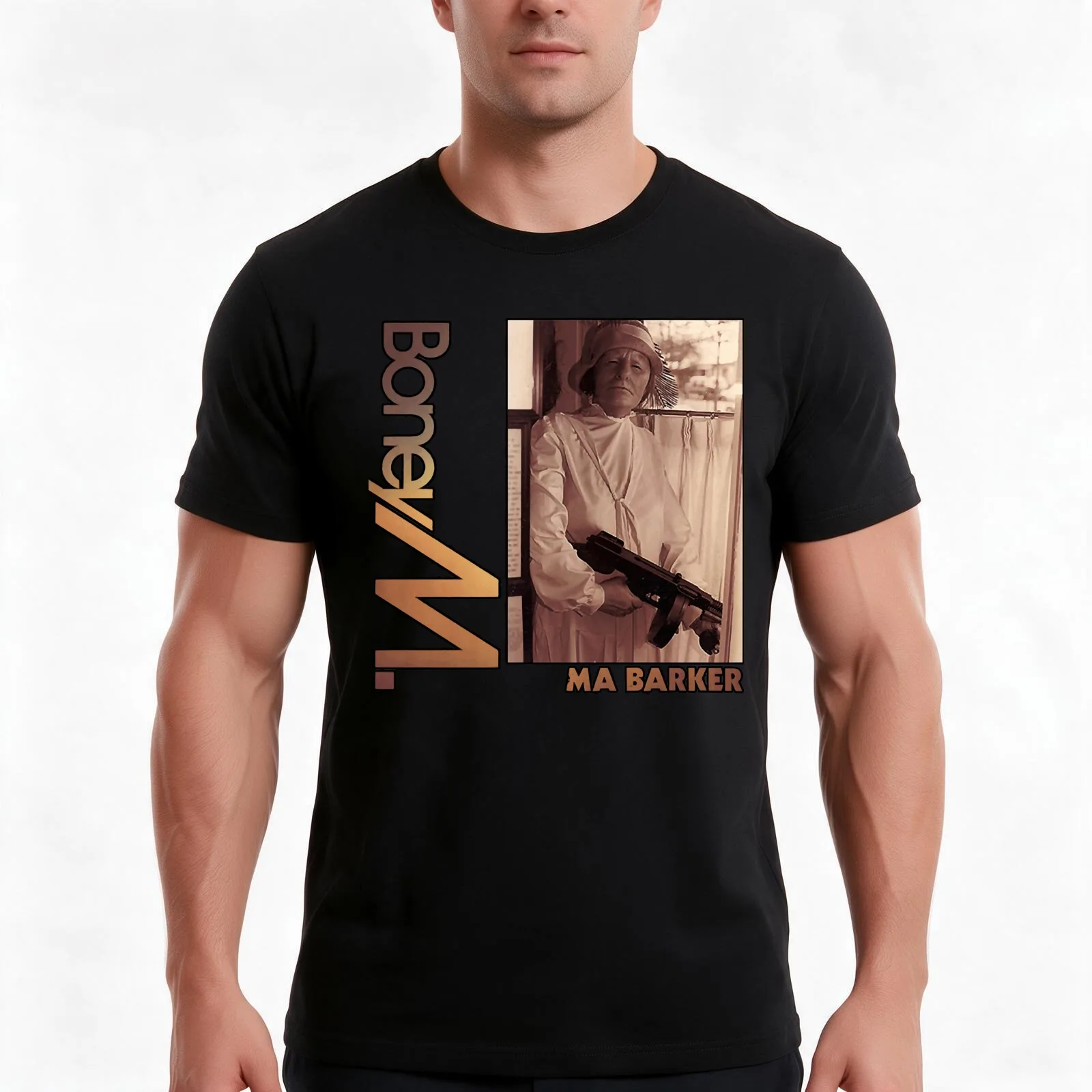 BONEY For Fans T-Shirt, Summer Casual Cotton Tee, Oversized Streetwear Tops, Vintage Graphic Print, Loose Fit Short Sleeve