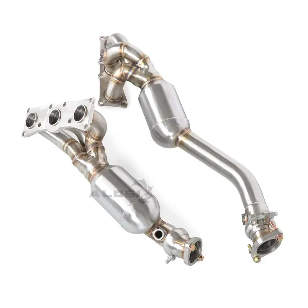Exhaust Manifold Header Compatible for BMW 525i 528i 530i E60 E61 2003-2009 2.5L 3.0L N52 Engine