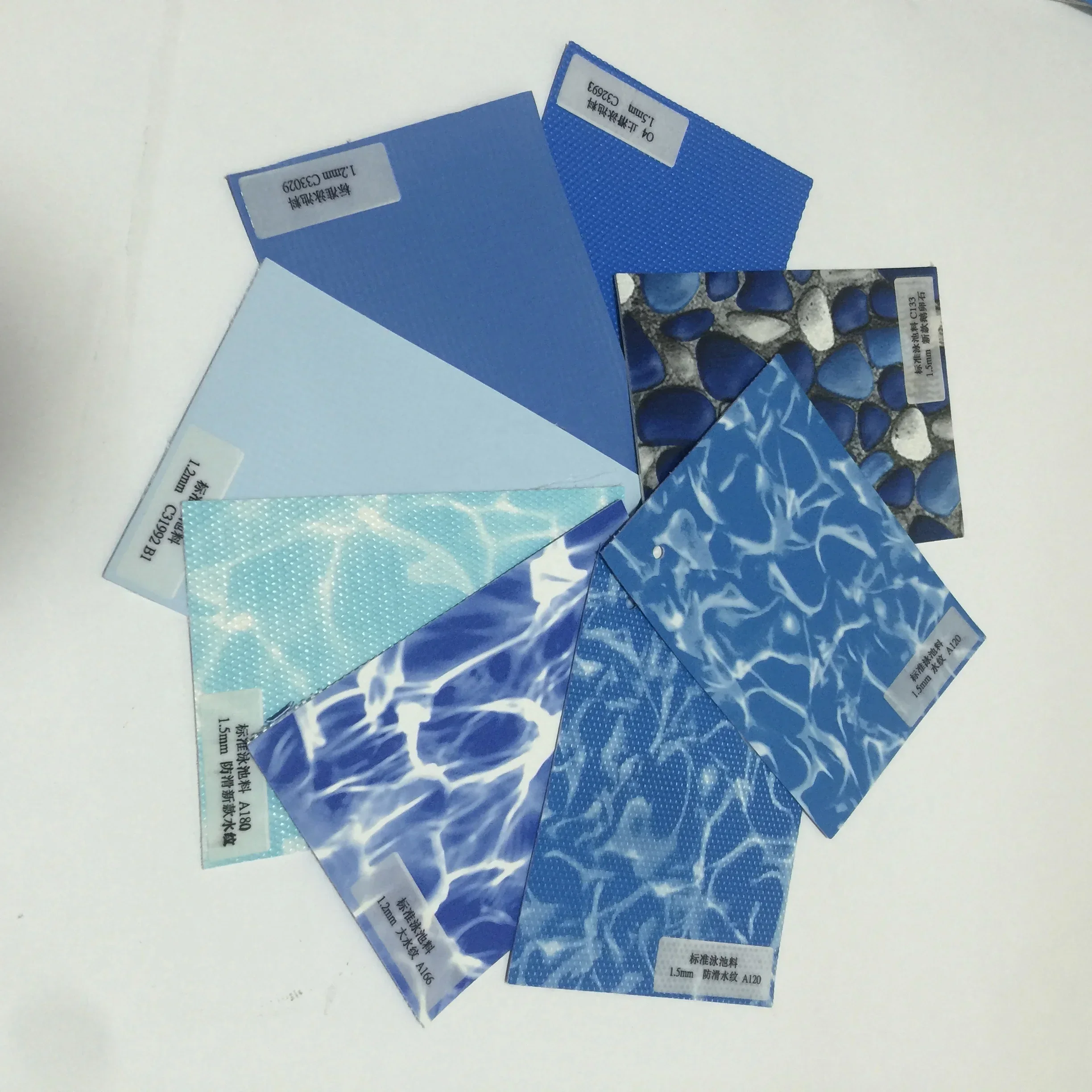 Plastic pvc waterproofing roofing material/ pool liner pond liner/ high elastic pvc membrane