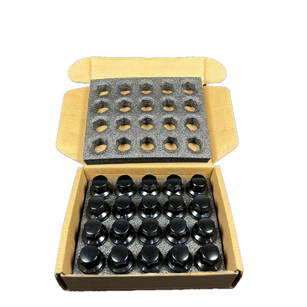 

X20pc suitable for Range Rover Discovery 3/4/5 black wheel hub nut forged alloy reinforced version LR056214 LR068126