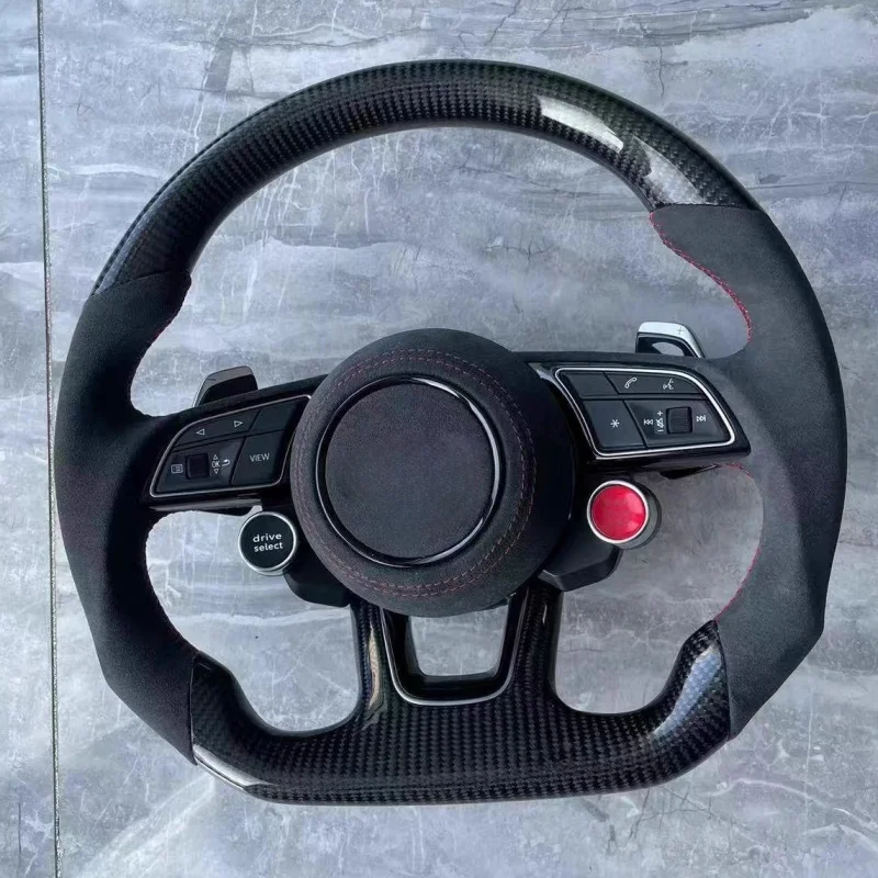 

Carbon Fiber Customized Steering Wheel For Audi A1 A2 A3 A4 A5 A6 A7 S3 RS3 S4 RS4 S5 RS5 S6 RS6 TT TTRS R8 Accessories