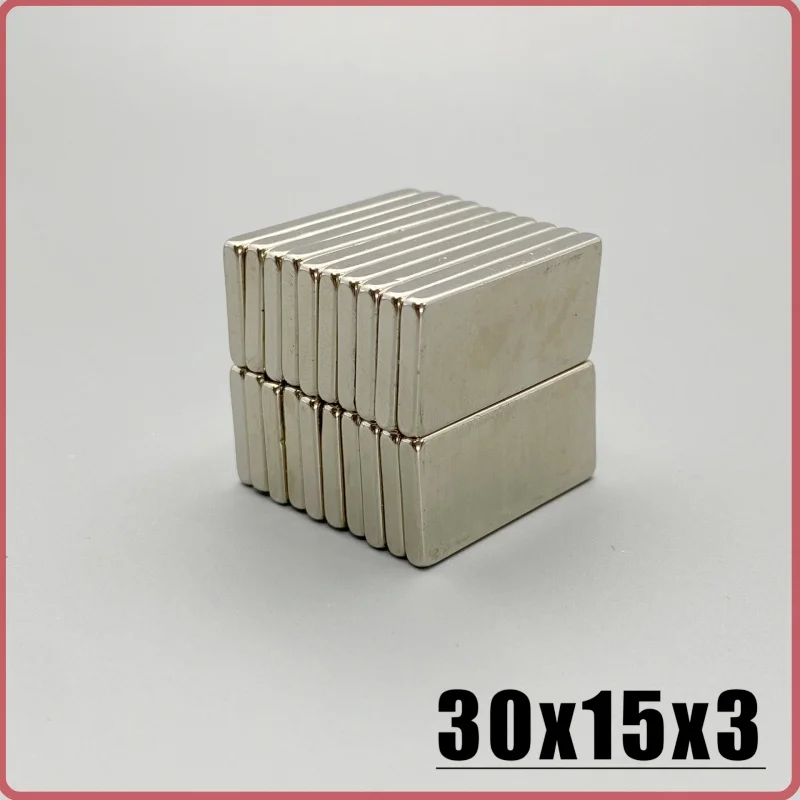 2/5/10/20/30Pcs 30x15x3mm Fridge Tool Magnet For Home Accessory Garden Decoration Diy Craft Kitchen Hook Souvenir Decor