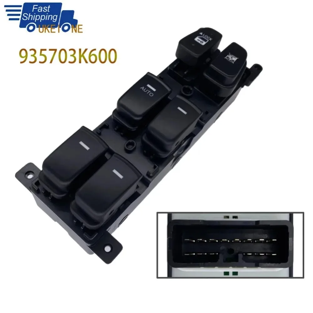 Front Left Electric Window Switch Control Lifter Button Interior Parts For Hyundai Sonata 2008-2010 93570-3K600 Car Accessories