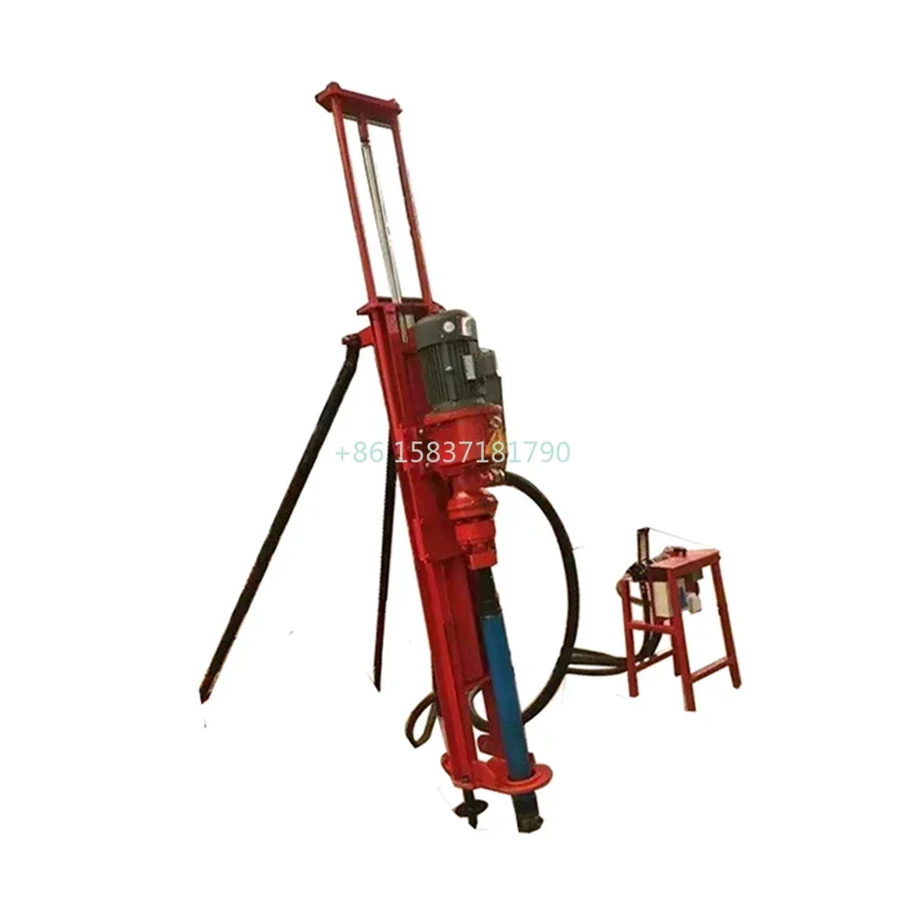 Factory Price Portable DTH Drilling Rig Machine Construction Project Down-the-hole Drilling Drill Rig Tool with Pipe Bit Parts