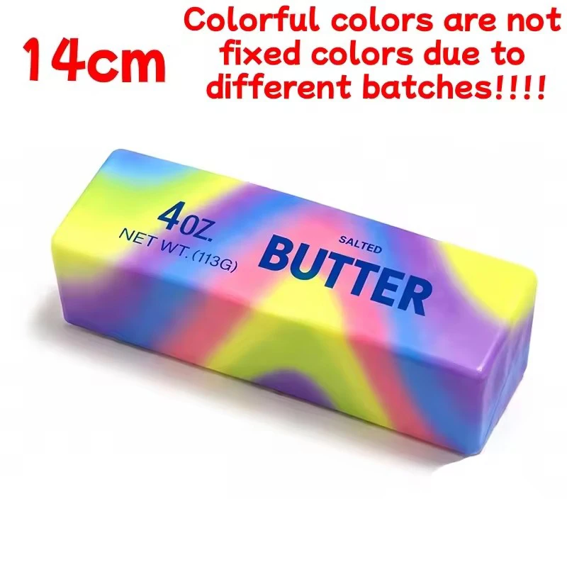 Butter-Stick Quetschspielzeug Weicher Butter-Stick Langsam Zurückfedernder Stressball Fidget-Spielzeug für Erwachsene Sensorisches Stressabbau-Spielzeug