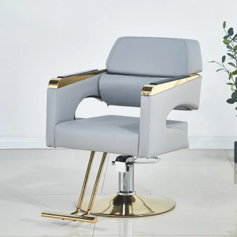 

Gaming Makeup Barber Chair Saloon Office Facial High Barber Chair Hairstylist Poltrona Pedicure Barbershop Furniture